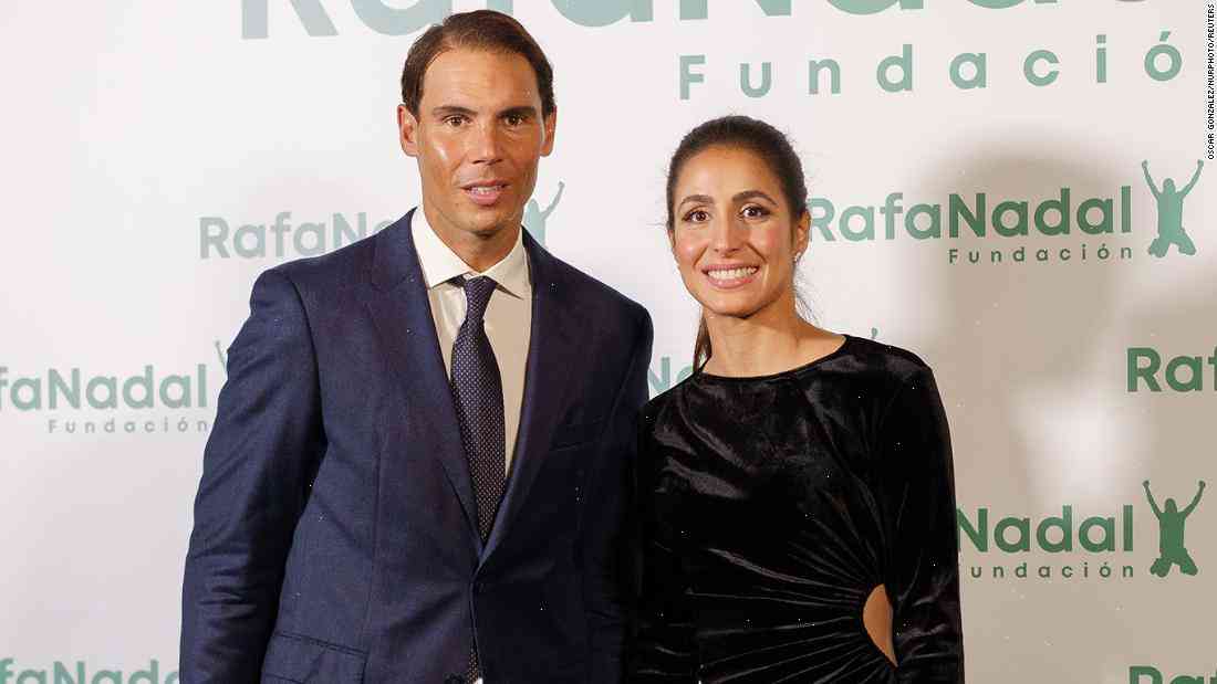Rafael Nadal says he is happy to have a baby
